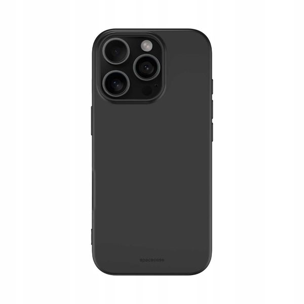 Spacecase Silicone Case Iphone 16 Pro Black zdjęcie 6