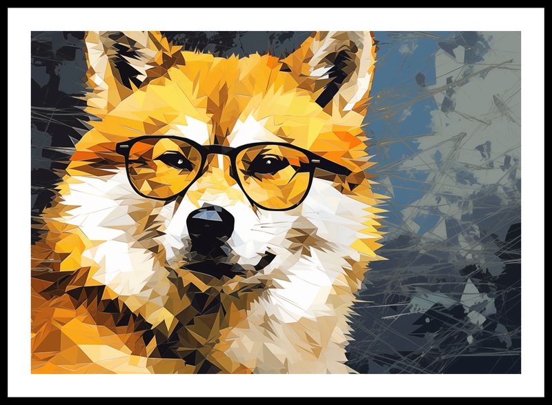 Plakat 66,5x46,5cm Intelektualny Psiak zdjęcie 3