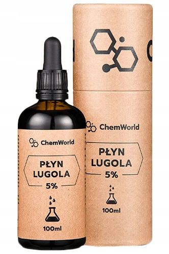 ChemWorld PŁYN LUGOLA 5% CZDA 100ml CZYSTY JOD na Arena.pl