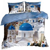 Pościel 3D bawełna satyna 160x200cm GRECJA