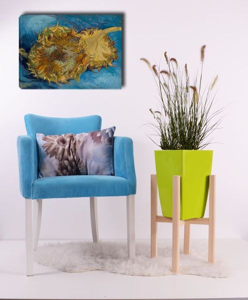 Sunflowers, Vincent van Gogh - obraz na płótnie 30x20 cm zdjęcie 2