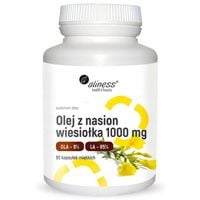 Olej z Nasion WIESIOŁKA ALINESS 90 kap Kwas GLA LA