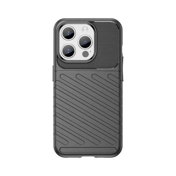 Pancerne etui iPhone 15 Pro Thunder Case - czarne zdjęcie 1