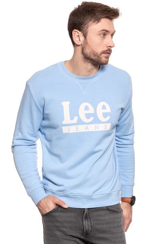 LEE BASIC GRAPHIC CREW SKY BLUE L80TJBLM XXL TAL na Arena.pl