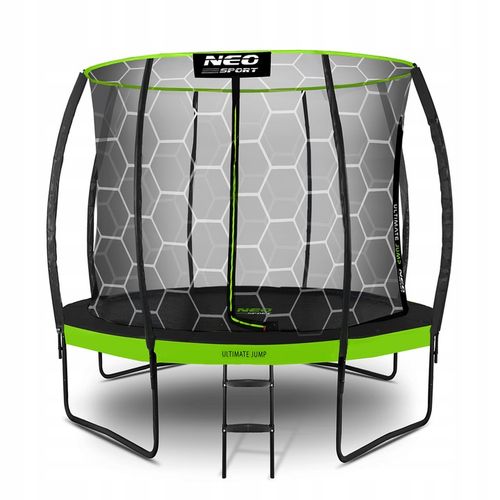 TRAMPOLINA OGRODOWA DLA DZIECI 252cm 8ft PREMIUM na Arena.pl