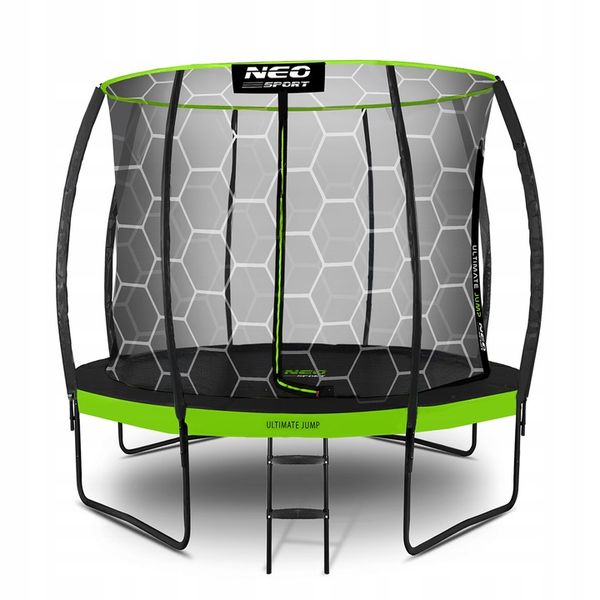 TRAMPOLINA OGRODOWA DLA DZIECI 252cm 8ft PREMIUM zdjęcie 9