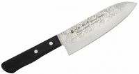 Nóż Santoku 17 cm Satake Nashiji Black Pakka