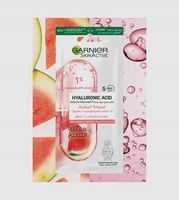 Garnier Skin Active Maska Do Twarzy, 1% Kwasu Hialuronowego I Arbuz
