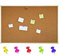 Creative Home Tablica Korkowa 90 x 60 cm