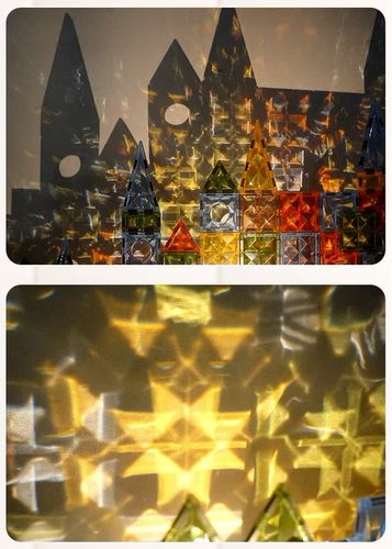 Klocki magnetyczne konstrukcyjne MEGA ZESTAW 100 el. DUŻE Magnetic Blocks na Arena.pl