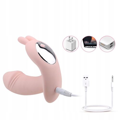 WIBRATOR WIELOFUNKCYJNY DAMSKI MOCNY 12 FUNKCJI WIBRACJI-PULSACJI PILOT USB na Arena.pl