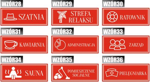 Tabliczka Grawerowana na drzwi STREFA RELAKSU na Arena.pl