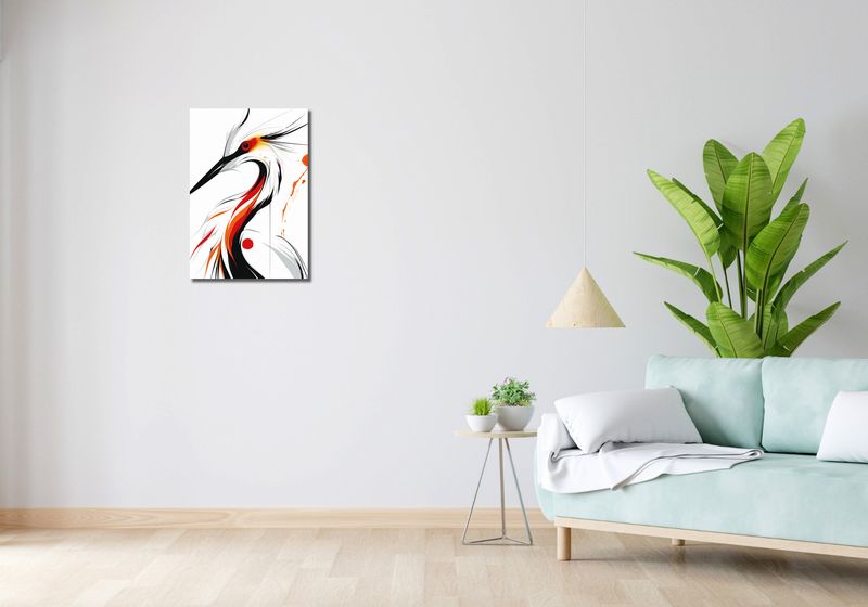 Obraz 40x60cm Bocian zdjęcie 2