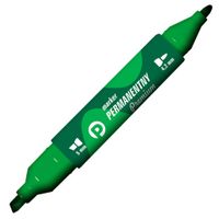 MARKER PERNAMENTNY DWIE KOŃCÓWKI TETIS ZIELONY 5906858018455