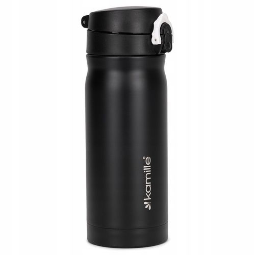 KUBEK TERMICZNY TERMOS STALOWY 100% SZCZELNY pojemny bidon 360 ml KAMILLE na Arena.pl