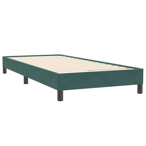Łóżko typu Box Spring bez materaca Ciemnozielone 90x220 cm na Arena.pl