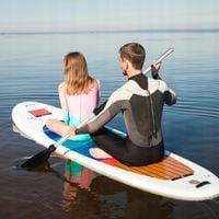 WIOSŁO KAJAKOWE DO DESKI SUP PONTONU KAJAKU SKŁADANE ALUMINIOWE LEKKIE 2w1