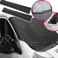 Osłona Mata Antyszronowa BUS 220x100CM Duża + Pokrowce Na Lusterka Wycieraczki