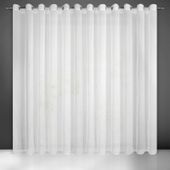 Firana gotowa na przelotkach REBECCA 350x250 Eurofirany biała