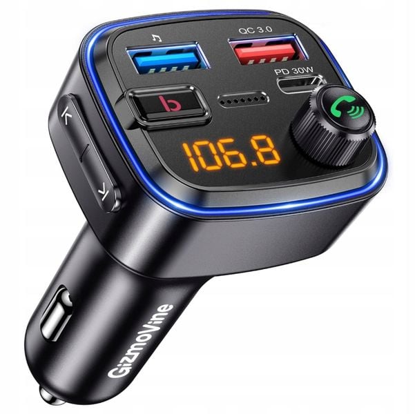 Gizmovine Samochodowy nadajnik Bluetooth zdjęcie 1