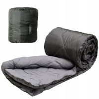 ŚPIWÓR TURYSTYCZNY GRUBY 1,7KG CIEPŁY 190X75 KOŁDRA + POKROWIEC POLSKI SYLO