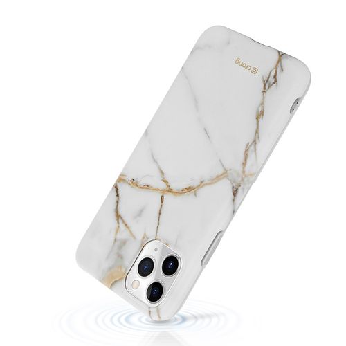 Crong Marble Case – Etui iPhone 11 Pro (biały) na Arena.pl