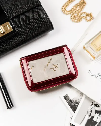 portfel skóra naturalna czerwony damski na Arena.pl