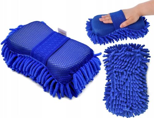 Gąbka do mycia samochodu z mikrofibry na Arena.pl