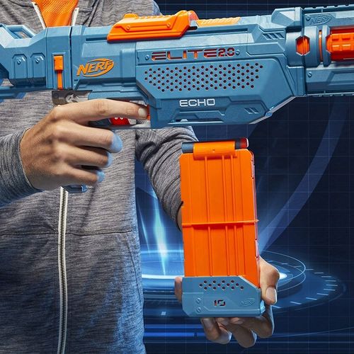 PISTOLET NERF ELITE 2.0 ECHO CS-10 4W1 +24 STRZAŁKI na Arena.pl