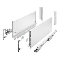 Szuflada AXIS PRO, L-250, Bardzo wysoka, H-200, Biały, 40 kg