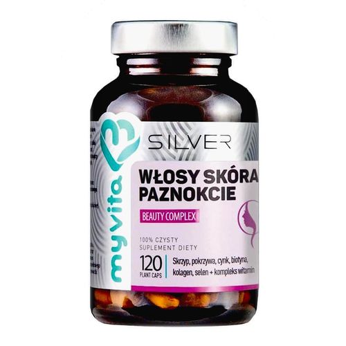 Włosy skóra paznokcie  120kaps Silver MyVita Beauty Complex na Arena.pl