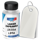 lakier zaprawkowy zaprawka samochodowy skoda lb9a b9a b4b4 1026 bila candy