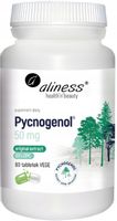 Aliness Pycnogenol 50mg 65% OPC Kora sosny Działanie przeciwzapalnie 60tab.