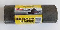 WORKI NA ŚMIECI 35L 50*60LD CZARNE 15 SZTUK - AN 35L/15