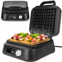 GOFROWNICA DUŻE GOFRY REGULACJA TEMPERATURY DŹWIĘK MOCNA 2200W