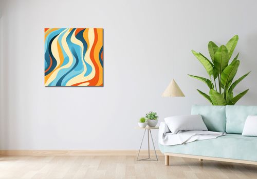 Obraz 70x70cm Tańczące Fale na Arena.pl