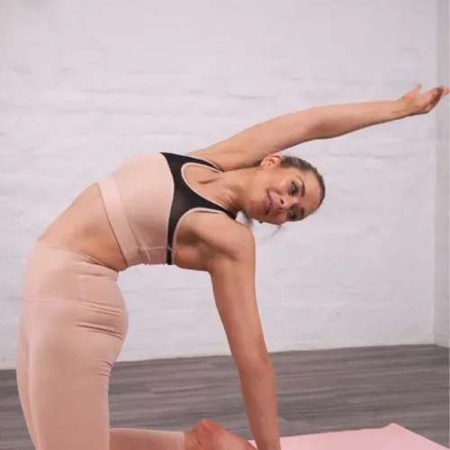 Mata do jogi myga - Entry level 4mm - pudrowy róż na Arena.pl