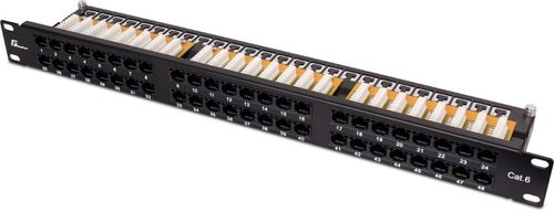 PATCH PANEL UTP CAT.6 48 PORTÓW PGF-6UTP48-B9 GETFORT na Arena.pl
