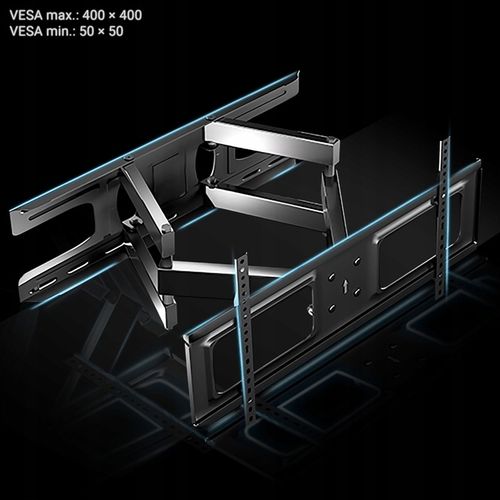 UCHWYT ŚCIENNY DO TELEWIZORA TV 23-60 cali wieszak obrotowy MEGA MOCNY na Arena.pl