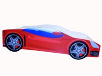 ŁÓŻKO AUTO CZERWONE SPEED WYŚCIGÓWKA 160X80 HIT