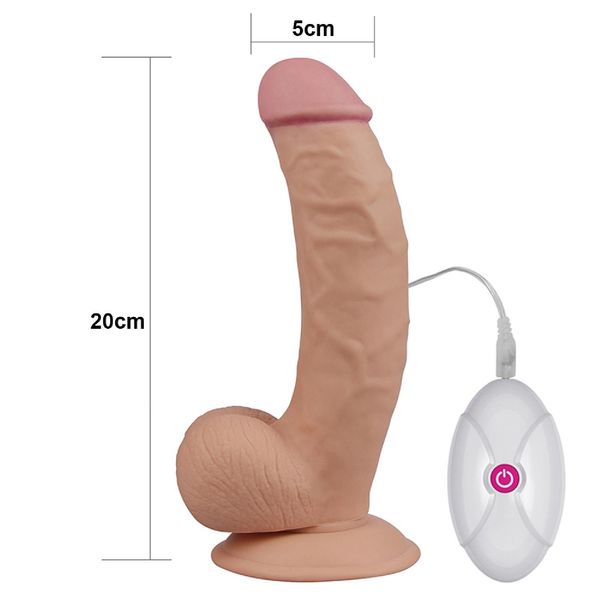 8.5"" The Ultra Soft Dude Vibrating zdjęcie 2
