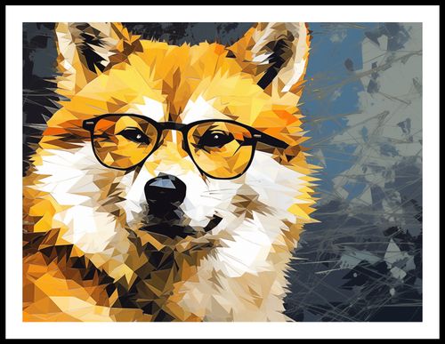 Plakat 80x60cm Intelektualny Psiak na Arena.pl