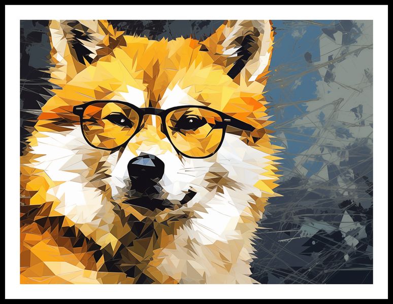 Plakat 80x60cm Intelektualny Psiak zdjęcie 3