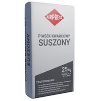 PIASEK KWARCOWY SUSZONY 25KG 0-0.5MM - AP 45361