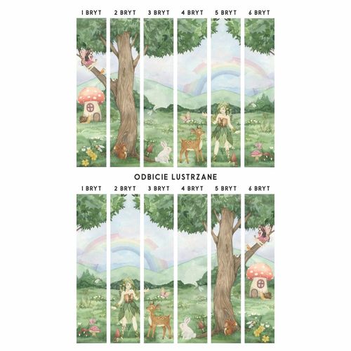 Tapeta Bajkowa Kraina W54 250 cm Płótno na Arena.pl