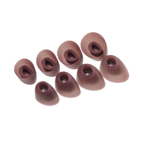 Gumki do Jabra Elite 10 Brązowe Brown zdjęcie 1