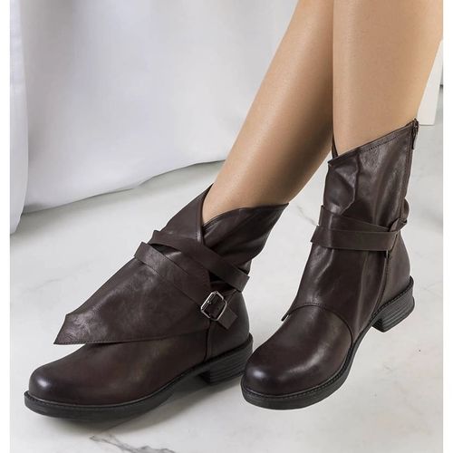 Brązowe botki r.38 na Arena.pl