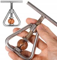Solidny Dziadek Do Rozłupywania Orzechów Chrom
