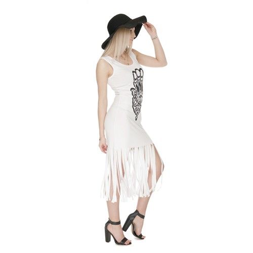 SUKIENKA FRĘDZLE HAMSA /BIAŁA/ na Arena.pl