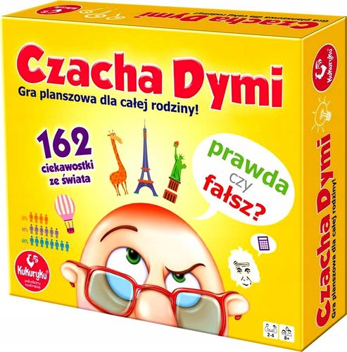 Czacha Dymi Gra Planszowa Dla Dzieci Rodzinna 8+ Kukuryku 62134 na Arena.pl